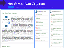 Tablet Screenshot of hetgevoelvanorganon.nl